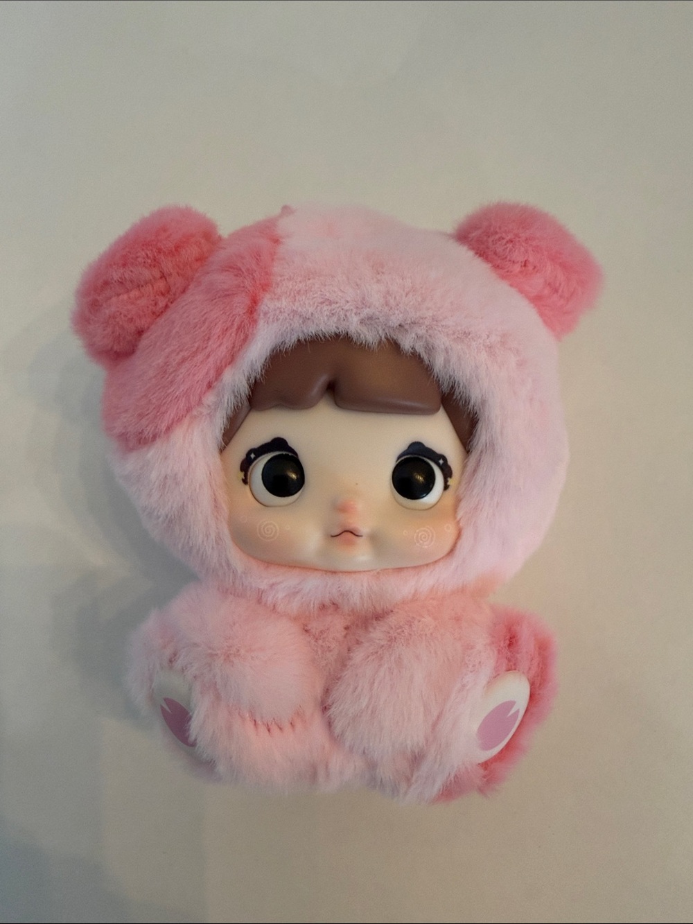 Plush Pink Pig Hooded Baby Doll